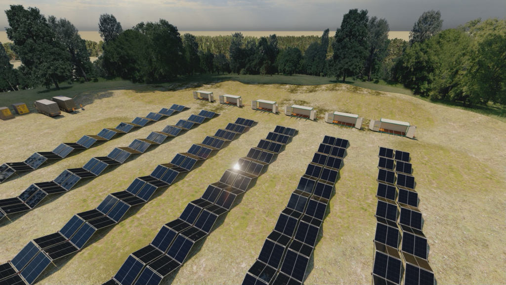 El generador solar NOMAD Energy Box permite disponer de una  planta solar autónoma en cualquier lugar.